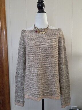 Cocogio | Alpaca Wool Blend Italian Knit Sweater | Sz Lrg